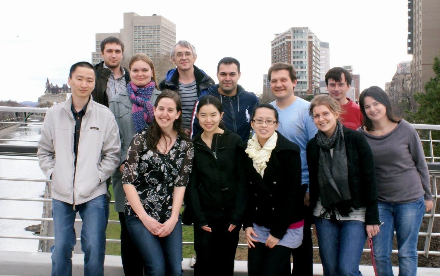 Berezovski Lab group photo, 2011
