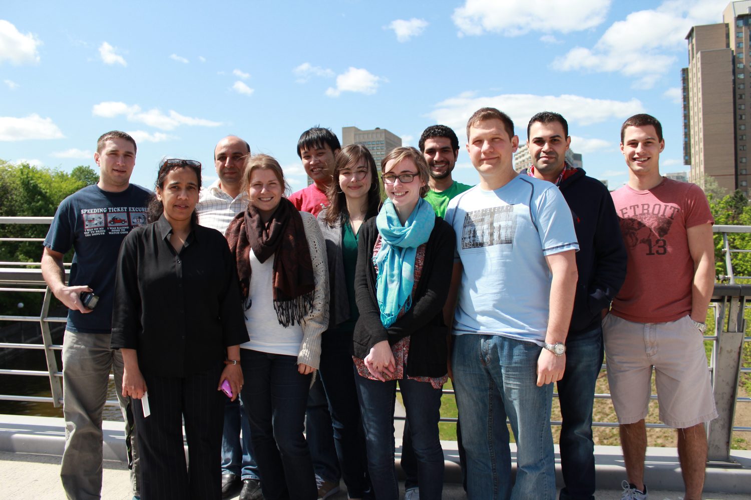Berezovski Lab group photo, 2012