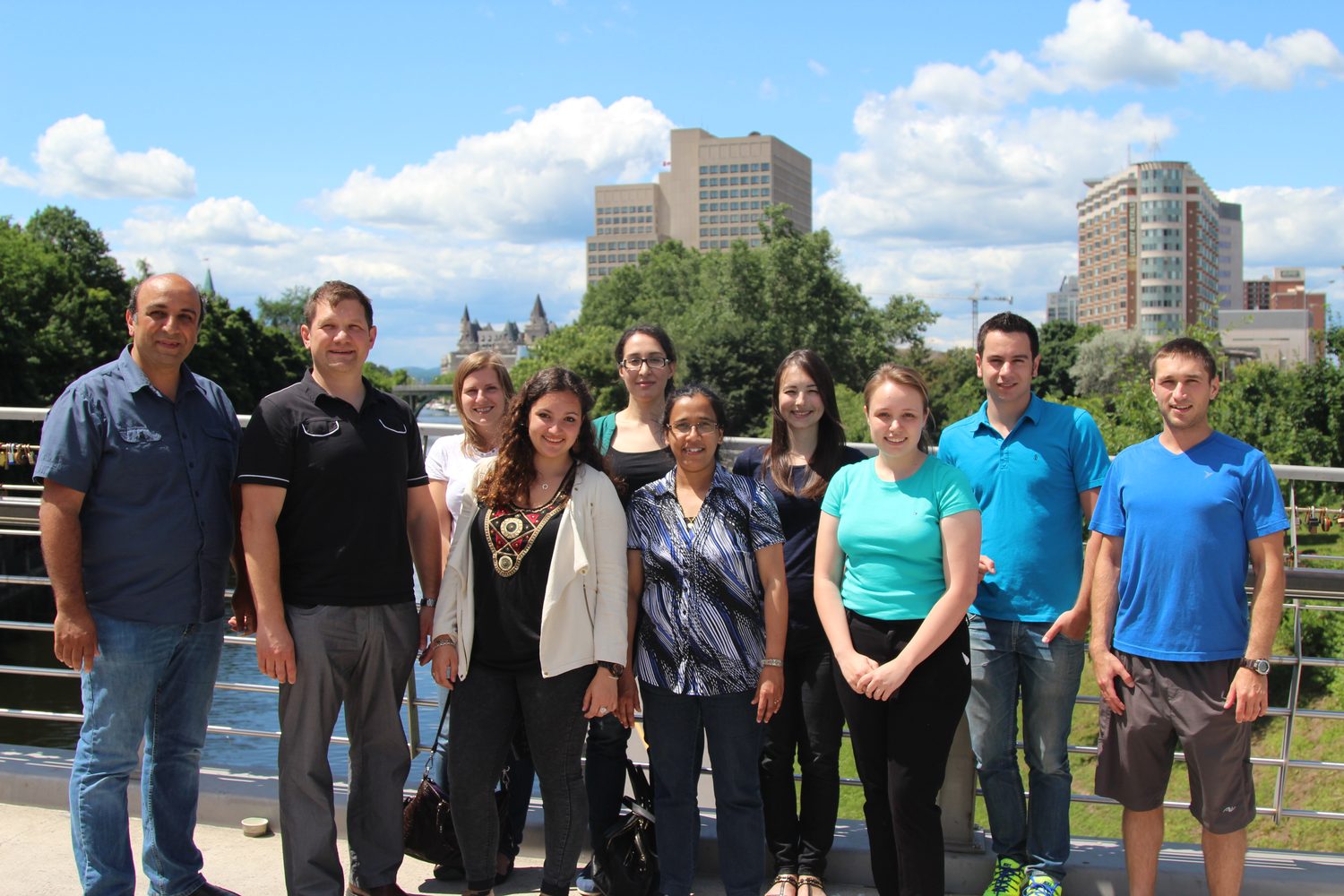 Berezovski Lab group photo, 2014