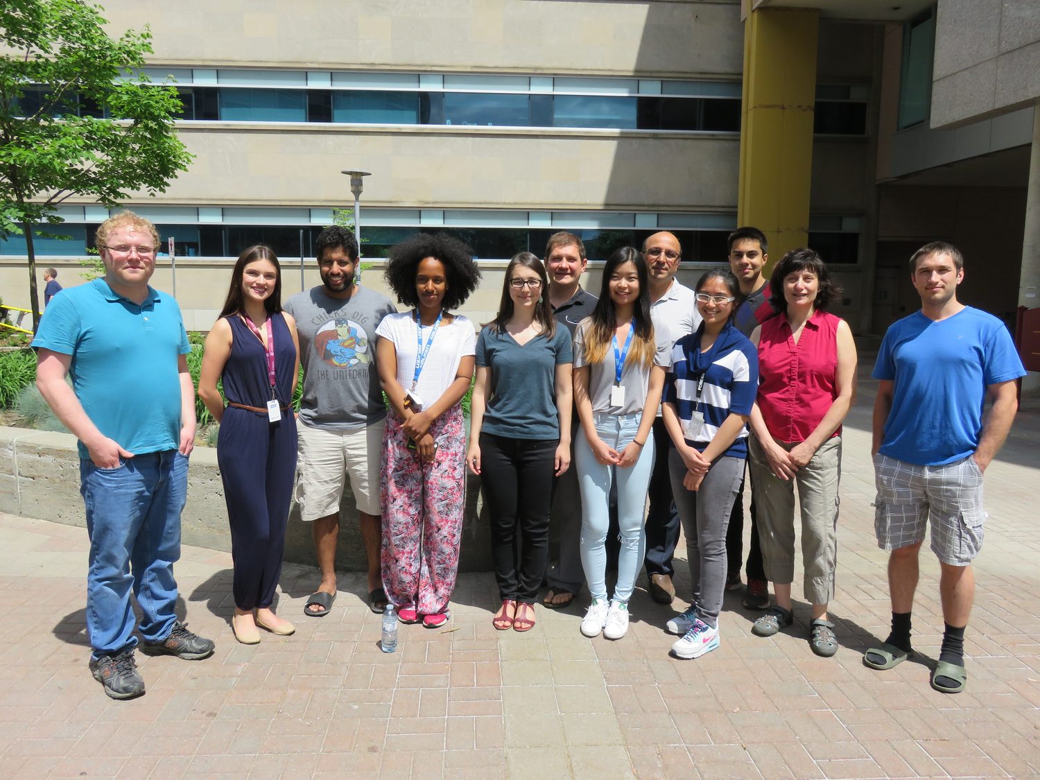 Berezovski Lab group photo, 2016