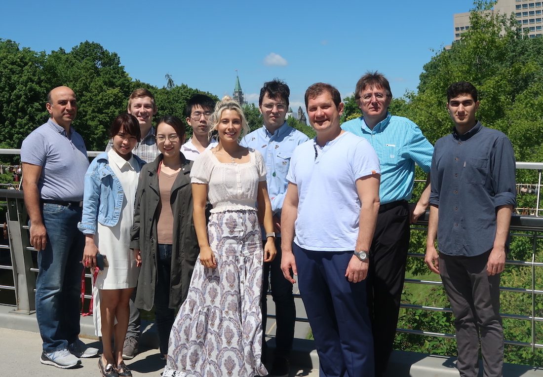 Berezovski Lab group photo, 2019