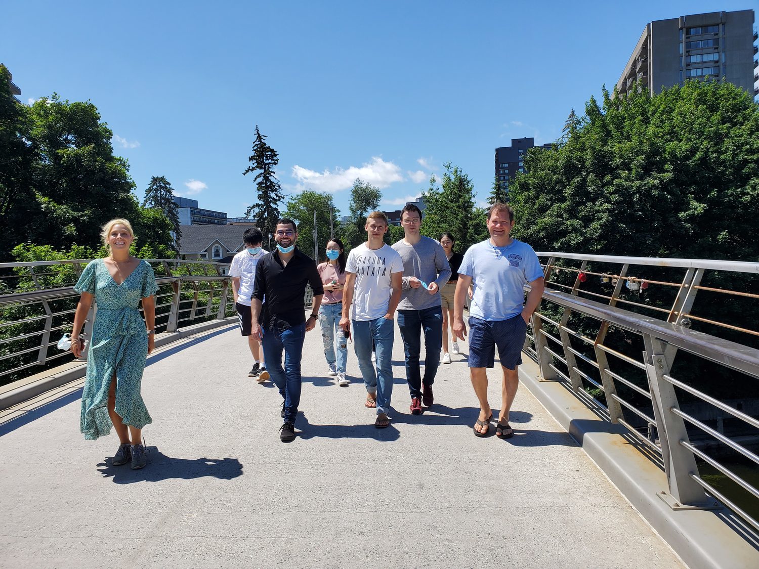 Berezovski Lab group photo, 2020