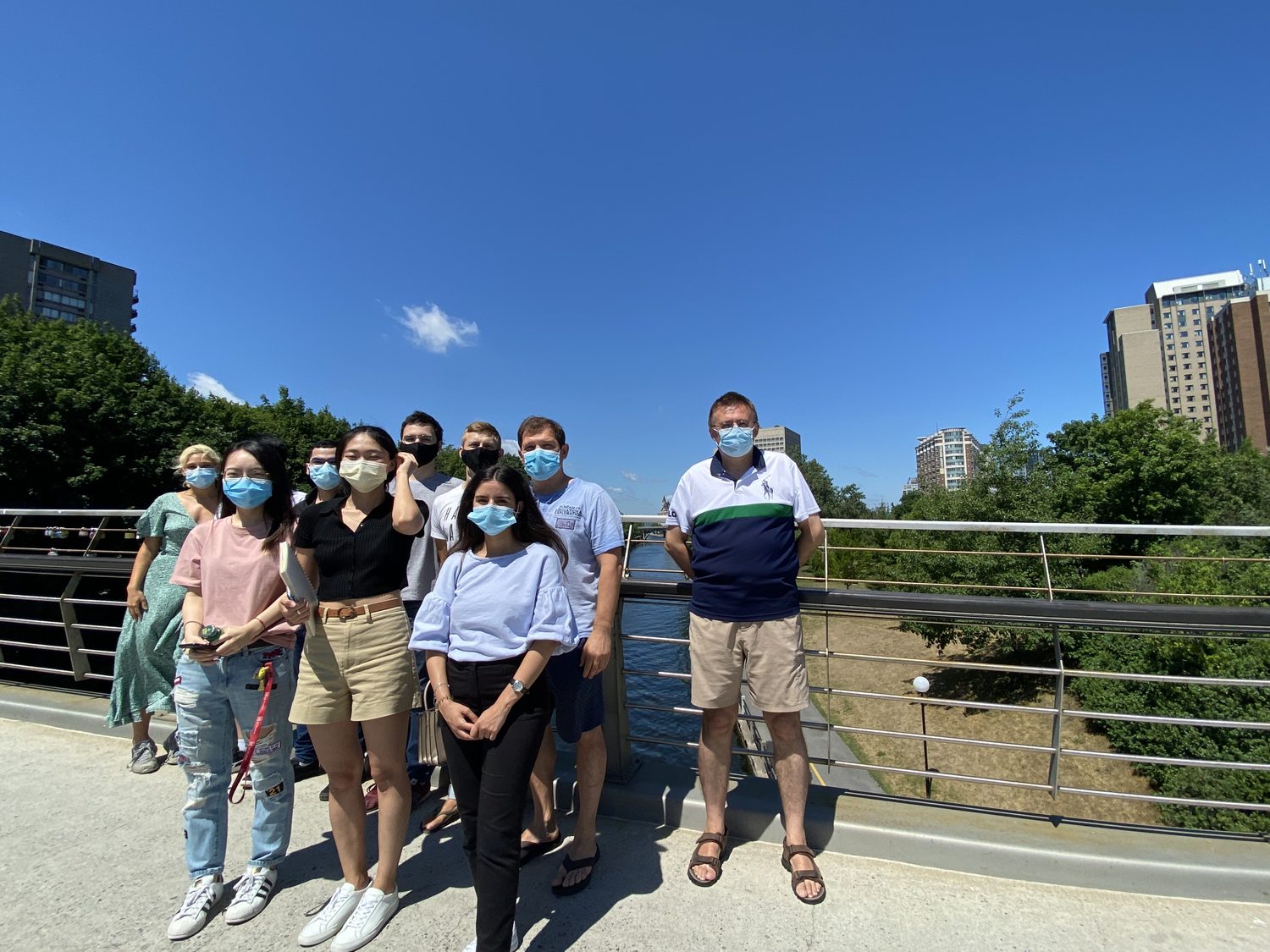Berezovski Lab group photo, 2020