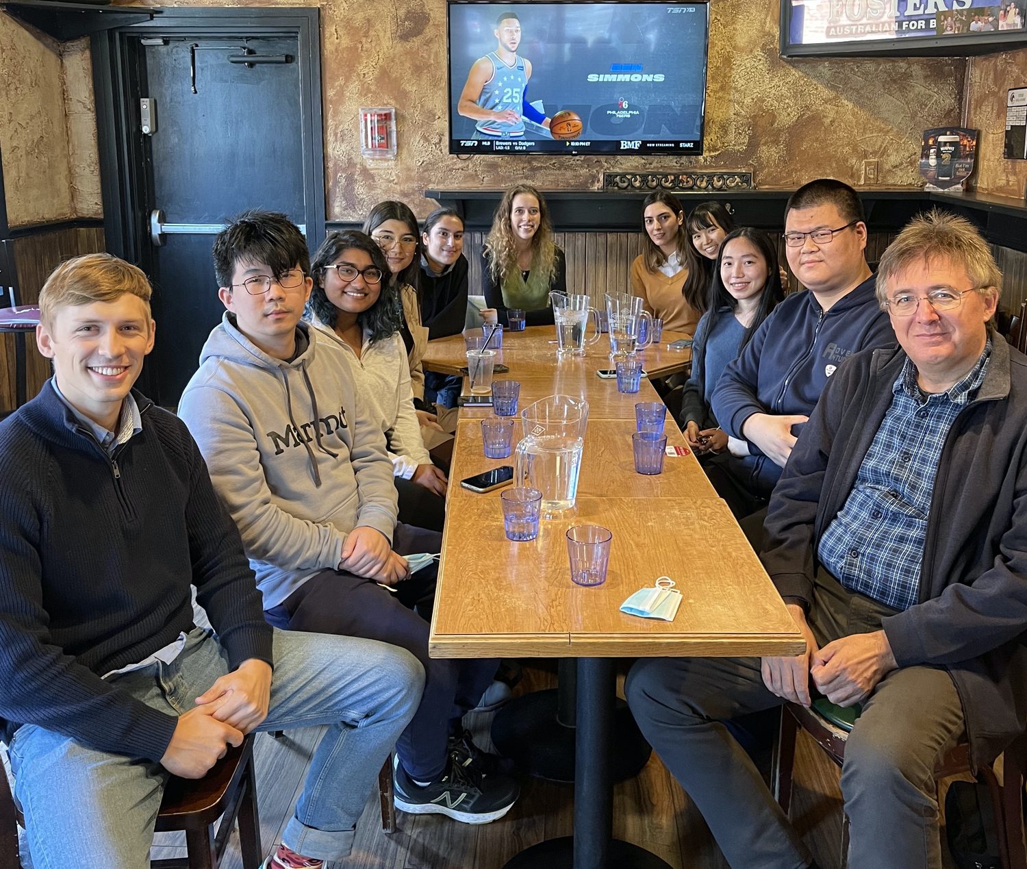Berezovski Lab group photo, 2021